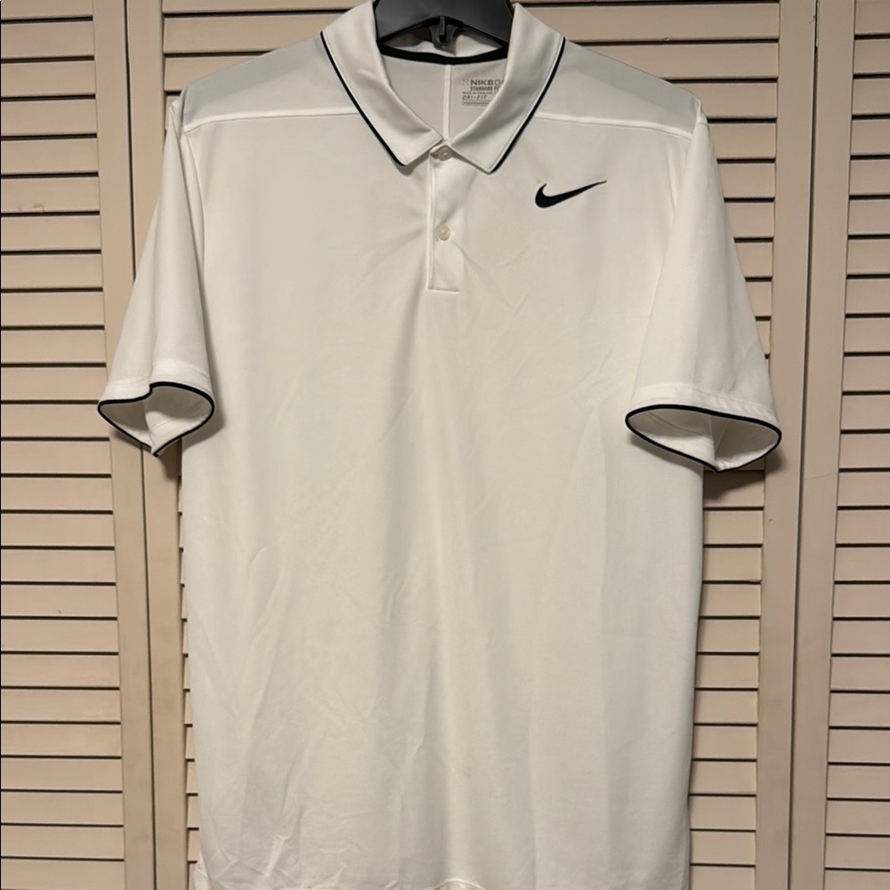 Nike Golf Dri-Fit Men's White Polo Shirt